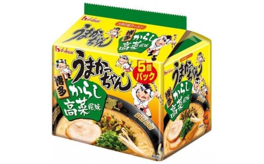 うまかっちゃん<博多 からし高菜風味> 30食(5食入×6袋)福岡市/豚骨ラーメン福岡県福岡市11000麺ラーメン