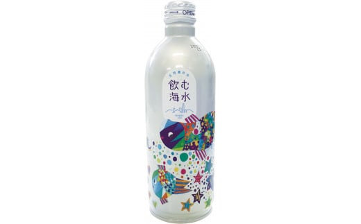 玄界灘の水「飲む海水」1箱 (アルミボトル缶490ml×24本入り 10年保存水)福岡県福岡市20000お茶・飲料水・ミネラルウォーター
