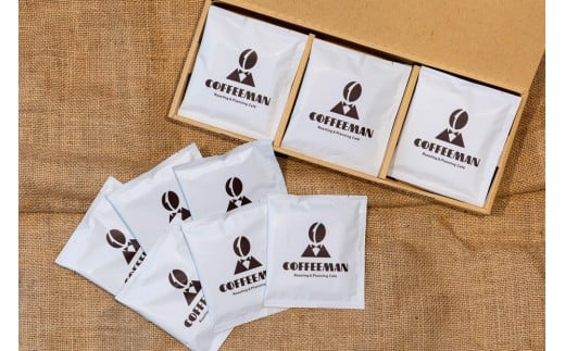 【福岡市COFFEEMAN】6.4Blendドリップバッグ(10g)×18個入福岡県福岡市15000お茶・飲料コーヒー・紅茶
