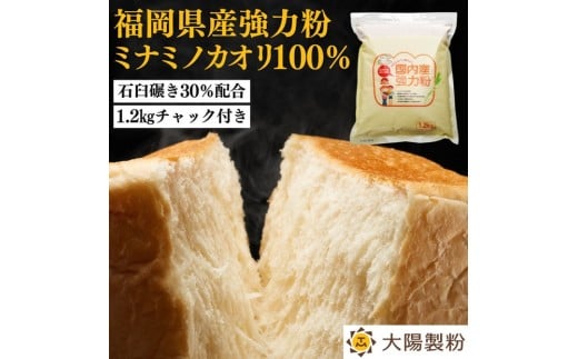 【福岡市内製造】あなたもパン屋さん! 福岡県産強力粉 1.2kg入×5袋セット(6kg)福岡県福岡市10000鍋セット・総菜・加工食品その他 鍋セット・総菜・加工食品