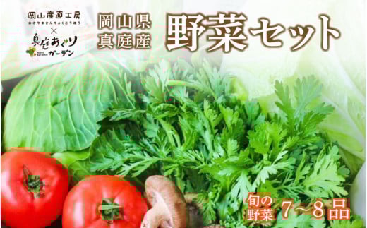 まにわの野菜 真庭あぐり野菜セット 7〜8品 便利なカット野菜入り / 詰め合わせ 産地直送 農家 お試し おためし野菜 岡山県 旬野菜 新鮮 あぐりガーデン 国産 【配送不可地域:北海道/沖縄