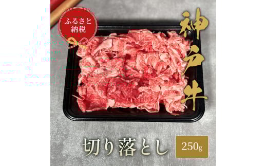 【和牛セレブ】 神戸牛 切り落とし 250g 切落し 牛肉 肉 神戸ビーフ 神戸肉兵庫県福崎町13000肉牛肉