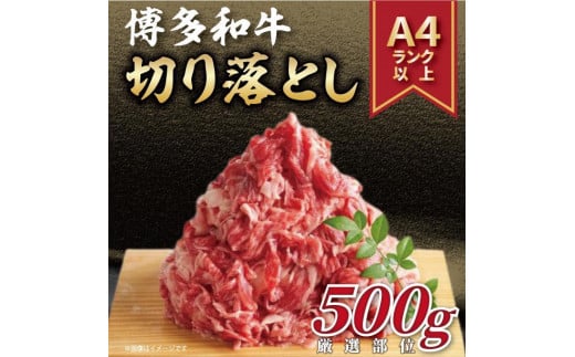 博多和牛 切り落とし 500g ( 1パック )【博多和牛 和牛 牛 肉 お肉 切り落とし 贅沢 人気 食品 オススメ  福岡県 筑前町 AR009】福岡県筑前町10000肉牛肉