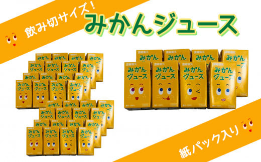 みかんジュース 125ml×40本 フルーツジュース ミカンジュース オレンジジュース 大分県産 九州産 津久見市 国産大分県津久見市10000お茶・飲料果汁・野菜飲料
