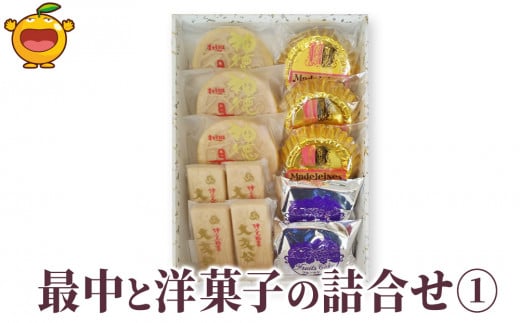 最中と洋菓子の詰合せ(神徳の最中・大友公・マドレーヌ・フルーツケーキ) もなか 最中 粒あん こし餡 マドレーヌ フルーツケーキ 洋菓子 和菓子 茶菓子 詰め合わせ ギフト 大分県産 九州産