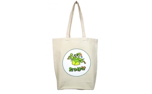 トートバッグMサイズ/福生市公式キャラクター「たっけー☆☆」デザイン使用【1625691】東京都福生市9000衣類・装飾品・工芸品鞄・バッグ