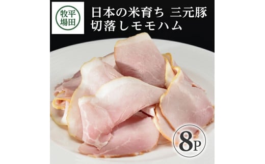 三元豚 ハム 切り落とし 800g 100g×8パック ブランド豚 モモハム 豚肉 お肉 肉 小分け 個包装 おつまみ サラダ おかず ごはん おすすめ 冷蔵 平田牧場 山形 酒田 SA1335山形県酒田市10000鍋セット