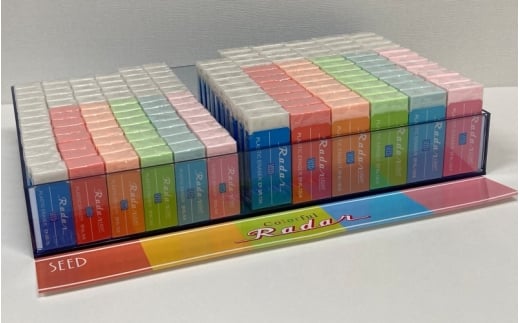 レーダー ディスプレイセット 消しゴム 140個入大阪府豊中市56000雑貨・日用品文房具