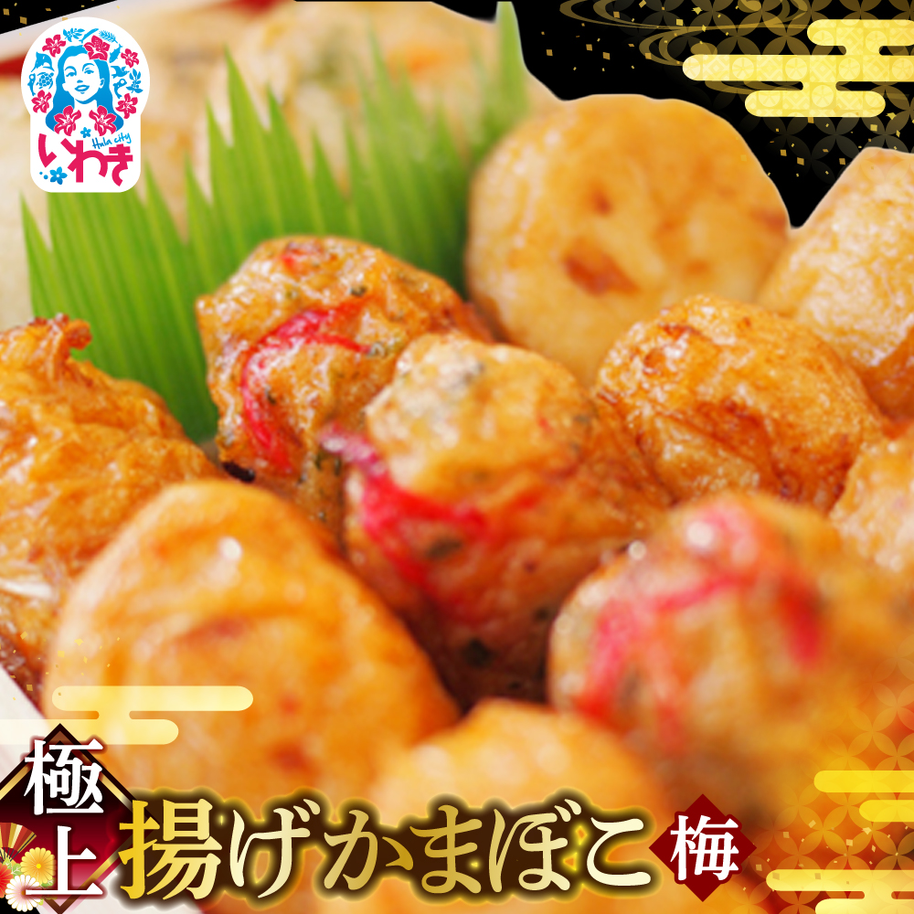 極上揚げかまぼこ 梅セット | 極上 揚げかまぼこ 梅セット ギフト 贈答用 いわき 手作り 無でんぷん ふわぷり食感 福島県 いわき市 ふるさと納税 | AB004-ume福島県いわき市10000魚介・海産物そ