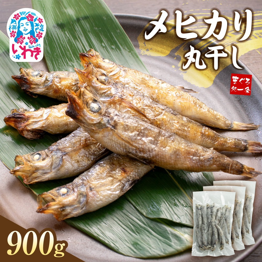 メヒカリ丸干し 900g(300g×3パック) | 脂のり抜群 白身魚 海鮮 干物 おつまみ 焼くだけ簡単 人気 福島県 いわき市 ふるさと納税 | DG029-900g福島県いわき市10000魚介・海産物干物