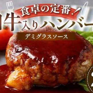 食卓の定番!和牛入りハンバーグ 〜デミグラスソース〜 20個 豚肉 和牛 定番 特製デミ コク深 濃厚 手軽 下ごしらえ不要 メインディッシュ お子さま 大人 焼く 煮込む お歳暮 お中元 F6T-599富
