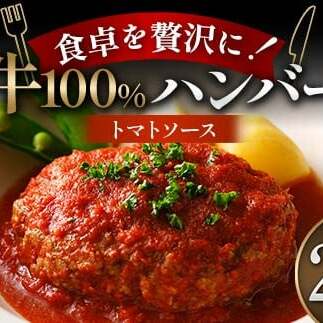 食卓を贅沢に!和牛100%ハンバーグ 〜トマトソース〜 20個 牛肉 100% 温めるだけ 濃厚 さっぱり 簡単 肉汁 ジューシー 旨み ご飯 特製トマトソース パスタ バゲット お歳暮 お中元 F6T-607富山