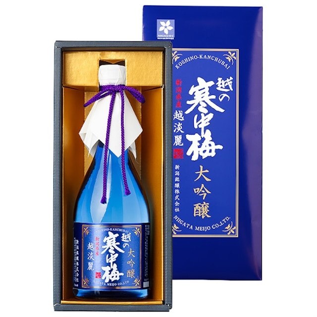 日本酒 越の寒中梅 越淡麗 大吟醸 720ml×1本 新潟銘醸 【0002-0205-01】新潟県小千谷市18000酒・アルコール日本酒