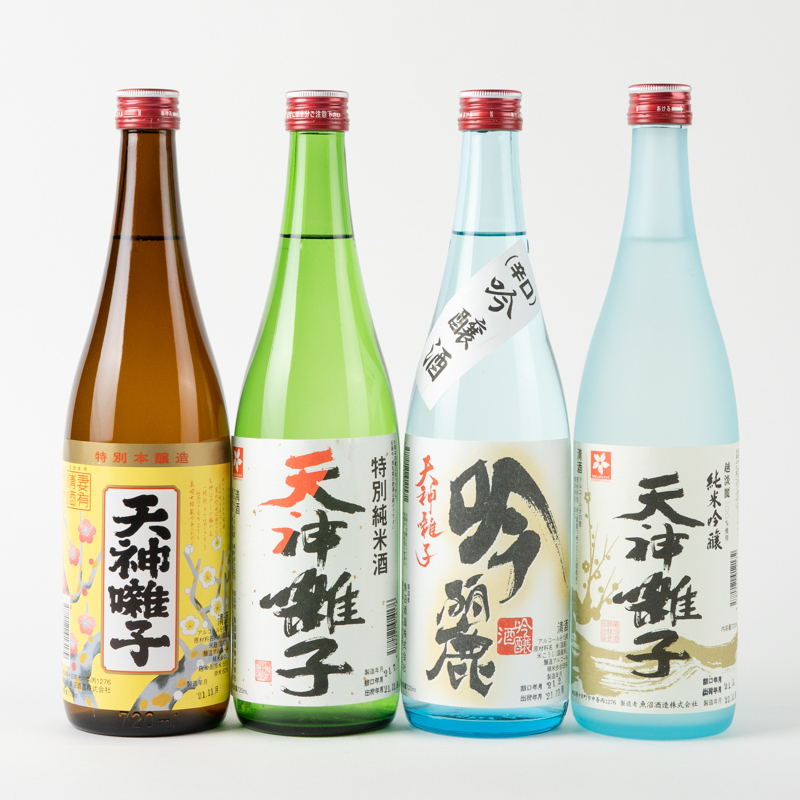 十日町の地酒 天神囃子4本セット(720ml×4) お酒 日本酒 新潟県十日町市24000酒・アルコール日本酒