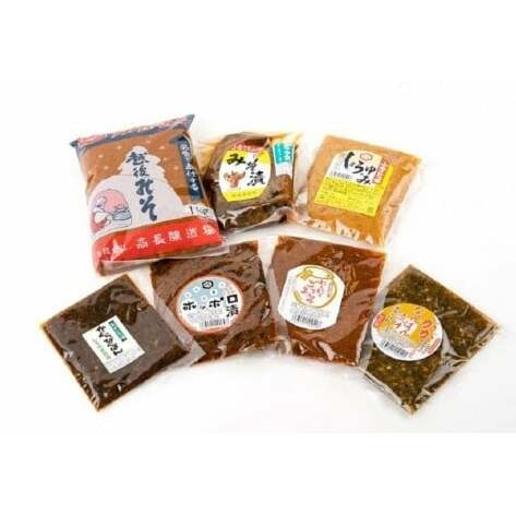 十日町の味噌蔵高長醸造場人気の品7品セット 漬物 みそ 味噌漬け 新潟県十日町市13000鍋セット・総菜・加工食品漬物・梅干・キムチ
