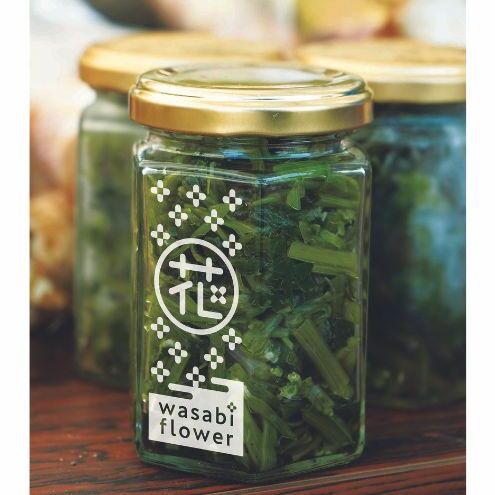 【幻の山菜】「花わさび」しょうゆ漬け 85g×3個セット 醤油漬け 山葵 ワサビ 漬物 詰め合わせ 新潟 新潟県十日町市12000鍋セット・総菜・加工食品その他 鍋セット・総菜・加工食品