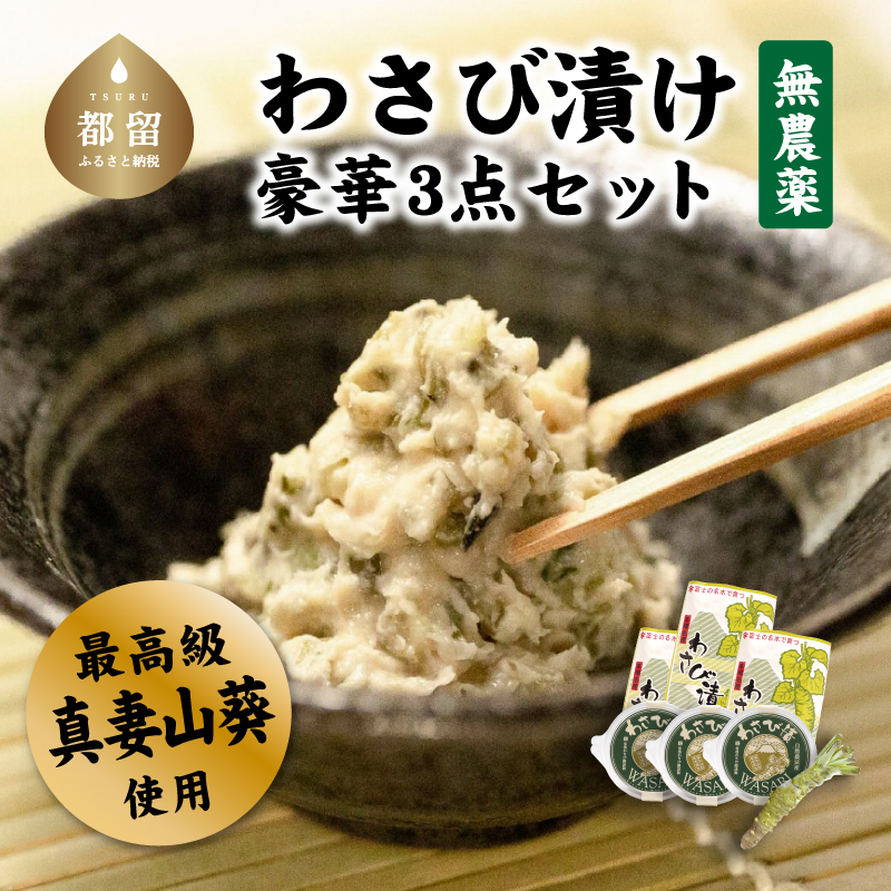 こだわり無農薬わさびセット山梨県都留市13000野菜・きのこその他 野菜