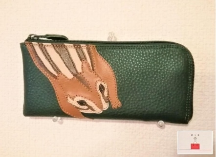 ふるさと納税 財布 山梨県 富士河口湖町 「鞄工房　香」レザー長財布 カメ 鞄工房 香」レザー長財布 カメ - 山梨県富士河口湖町｜ふるさと