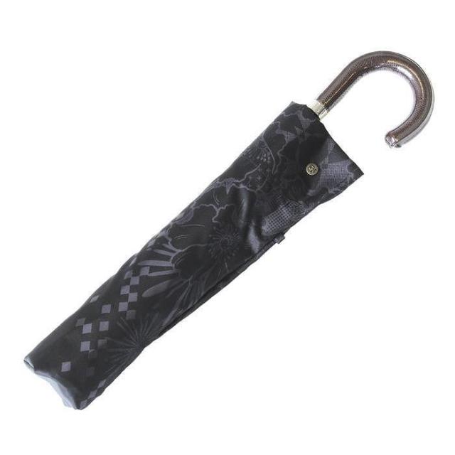 槙田商店【紳士折りたたみ傘】monotone 花《晴雨兼用》山梨県富士河口湖町55000衣類・装飾品・工芸品その他 装飾品・工芸品
