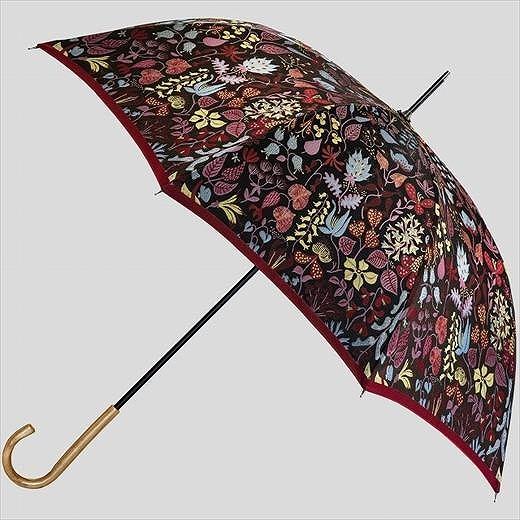 槙田商店 長傘 スティグリンドベリ【HERBARIUM】レッド(ハーバリウム) 晴雨兼用山梨県富士河口湖町66000衣類・装飾品・工芸品その他 装飾品・工芸品