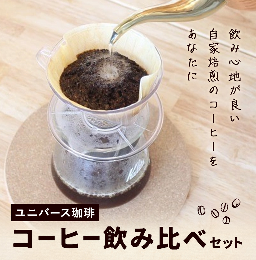 コーヒー豆セット セットC 挽き粉 モカ スペシャルブレンド ブラジル (各100g) ユニバース珈琲 《30日以内に出荷予定(土日祝除く)》 コーヒー 豆 セット 飲み比べ【配送不可地域あり】(沖縄・