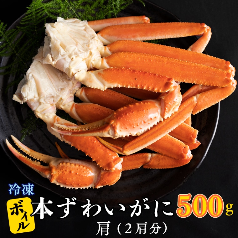 ボイル 本ずわいがに 2肩 500g × 1 カジマ ずわい蟹 ズワイガニ ずわいがに かに カニ 蟹茨城県大洗町8000魚介・海産物カニ