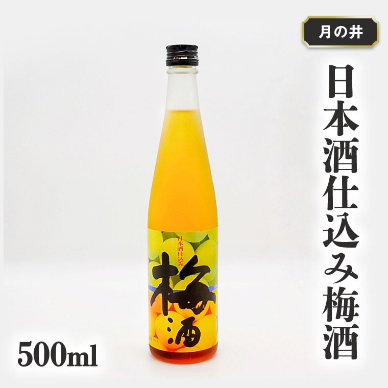 日本酒 仕込み 梅酒 月の井 500ml 大洗 地酒 国産梅 低糖茨城県大洗町6000酒・アルコール梅酒・果実酒