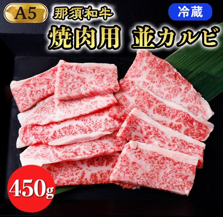 【冷蔵】那須和牛焼肉用A5(並カルビ)牛肉 国産 冷蔵 冷凍 焼肉 那須町〔B-1〕栃木県那須町10000肉牛肉