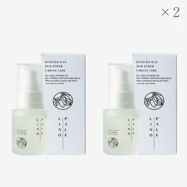 PALELINO ロディニアシルク スキンセラム 美容液 30ml×2本 保湿 うるおい スキンケア 化粧品 コスメ ふるさと納税 栃木県 那須町〔P-163〕栃木県那須町59000雑貨・日用品化粧水・乳液・美容品
