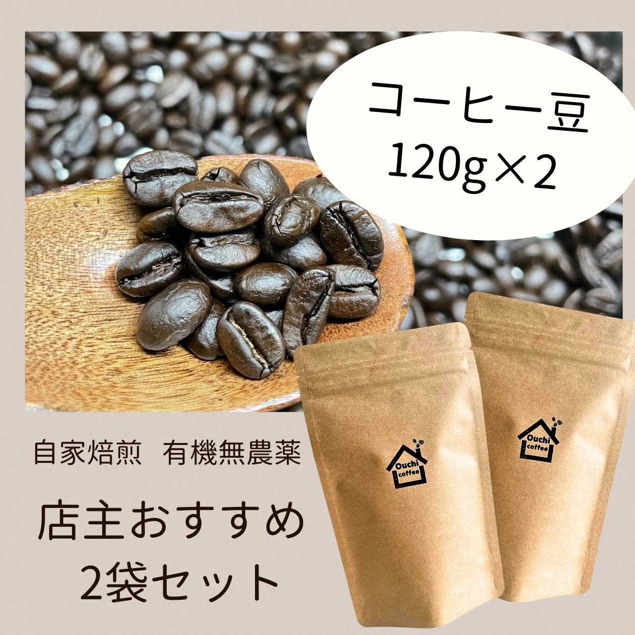 農薬不使用 自家焙煎 おすすめ2種焙煎豆セット 【 フェアトレードコーヒー オーガニック 有機栽培 コーヒー豆 】 C57新潟県新発田市10000お茶・飲料コーヒー・紅茶