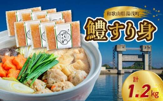 SD1003_鱧すり身 200g × 6個 高級魚 鱧 漁港直送 その日に加工 真空冷凍 鮮度 キープ すり身 鍋 ハンバーグ つみれ汁 高級料亭 気分 味わえる 自宅 簡単 出来立て さつま揚げ 冷凍 お取り寄せ 和