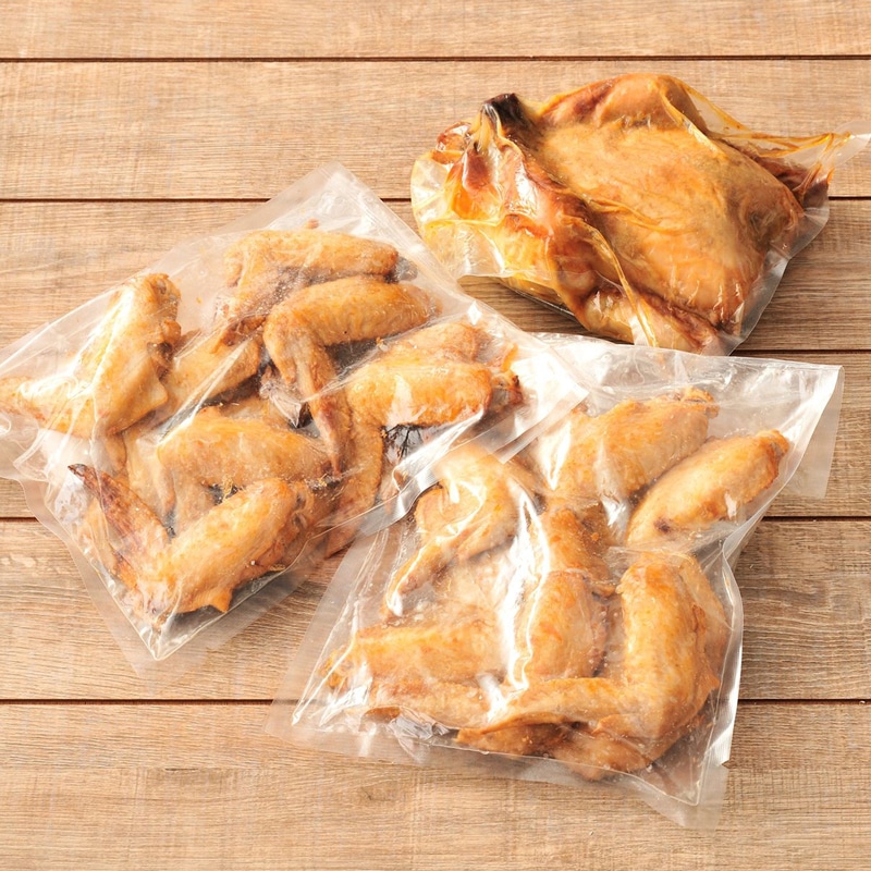 ★やんばる若鶏3点セット★ローストチキン+手羽先のロースト×2セット - 国産 チキン 鶏肉 若鶏 やわらか ジューシー クリスマス おすすめ 沖縄県 八重瀬町沖縄県八重瀬町11000肉