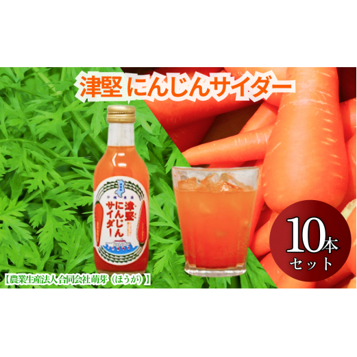津堅にんじんサイダー 10本セット沖縄県うるま市14000お茶・飲料果汁・野菜飲料