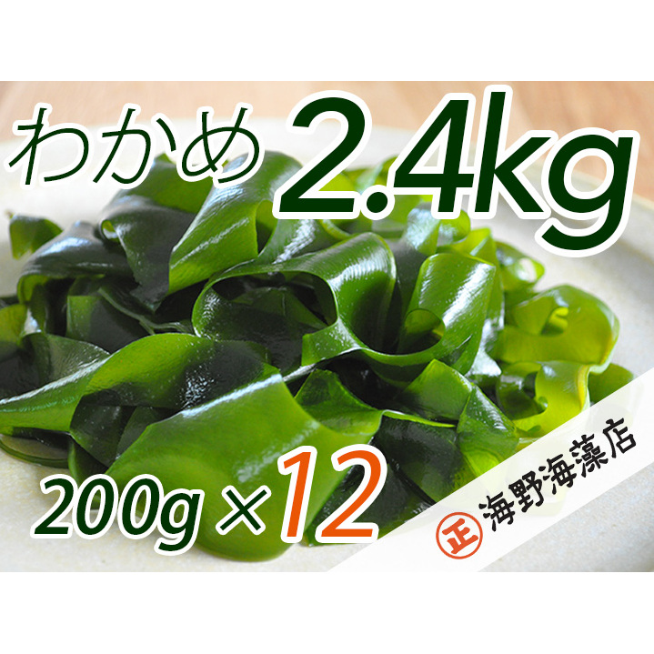 しゃきしゃき湯通し塩蔵わかめ たっぷり2.4kg 国産 三陸産 湯通し不要 大洗【共通返礼品/大洗町】【ワカメ 免疫力  腸内細菌 ミネラル 海藻 味噌汁 スープ】(HC-8)茨城県水戸市28000魚介・海