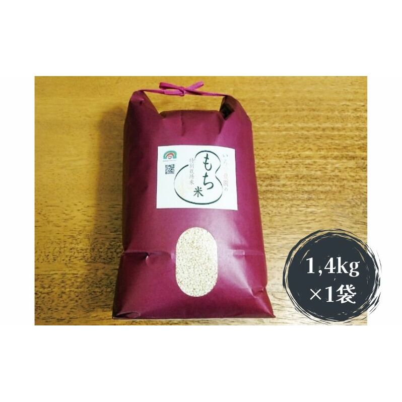 特別栽培米 日進市産 もち米 1.4kg × 1袋 米 餅米 お餅 おもち 白米 精米 コメ お米 おこめ 愛知 愛知県 日進市愛知県日進市10000米・パン玄米・雑穀米・もち米・餅