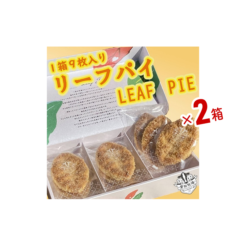 リーフパイ 9枚入り 2箱 お菓子 焼菓子 洋菓子 スイーツ パイ お茶のお供 おやつ 手土産 お土産 個包装 日進市 愛知愛知県日進市12000菓子・スイーツ焼き菓子