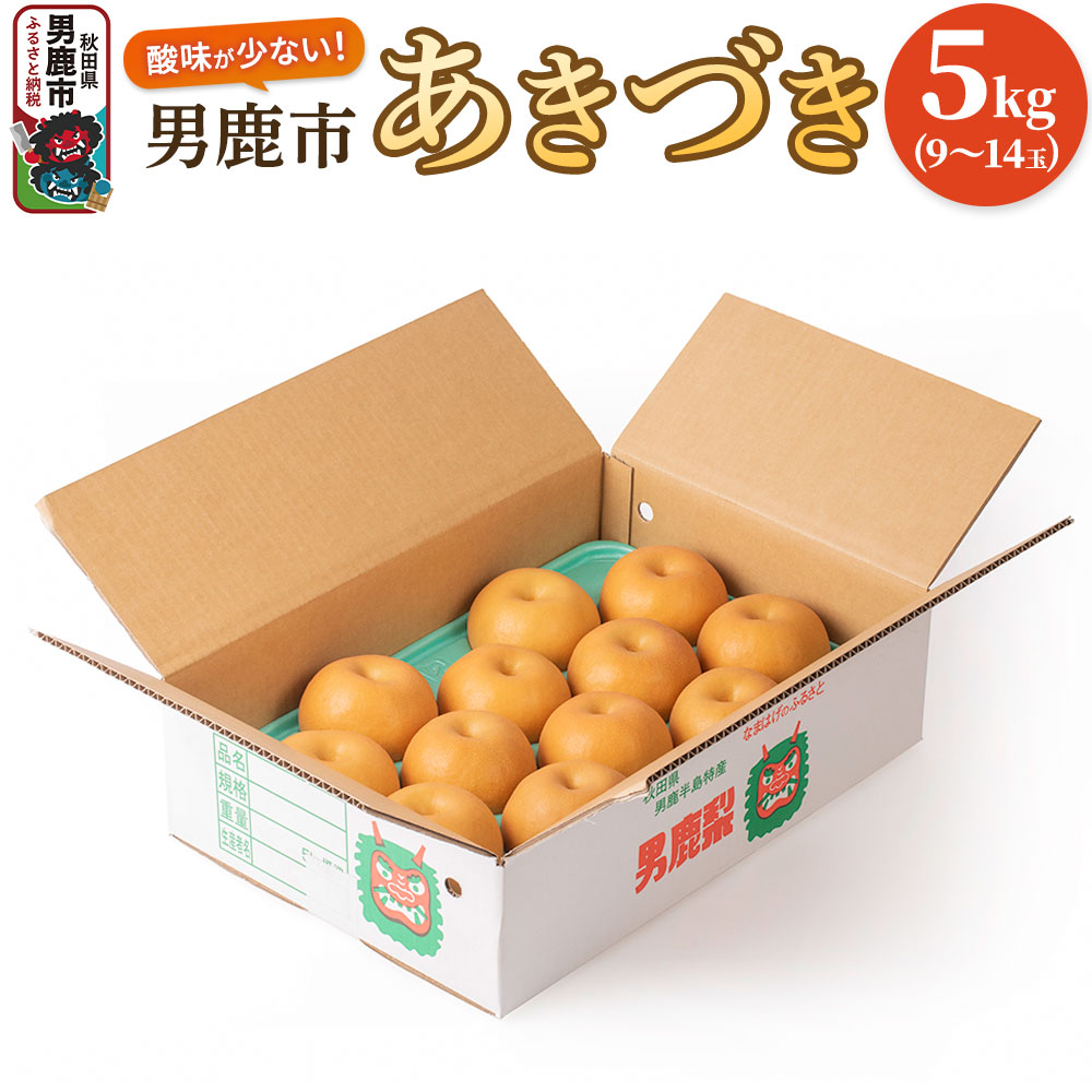 【令和7年度 早期受付】あきづき 5kg 9〜14玉 梨 なし ナシ 秋田県 男鹿市 旬の果物 フルーツ秋田県男鹿市18000果物・フルーツりんご・梨