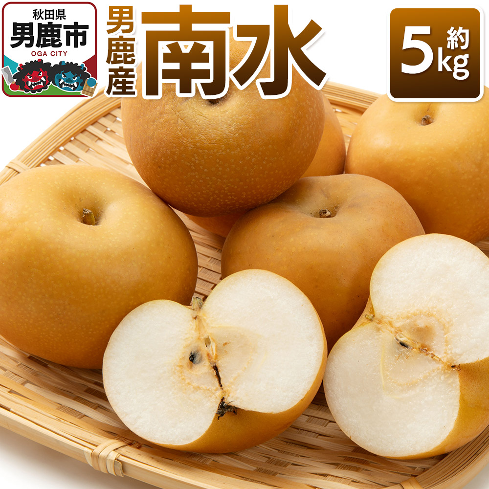 《先行受付》南水 約5kg 10月中旬〜11月中旬発送 梨 旬の果物 ギフト 秋田県 男鹿市 男鹿ファーム直売所秋田県男鹿市25200果物・フルーツりんご・梨