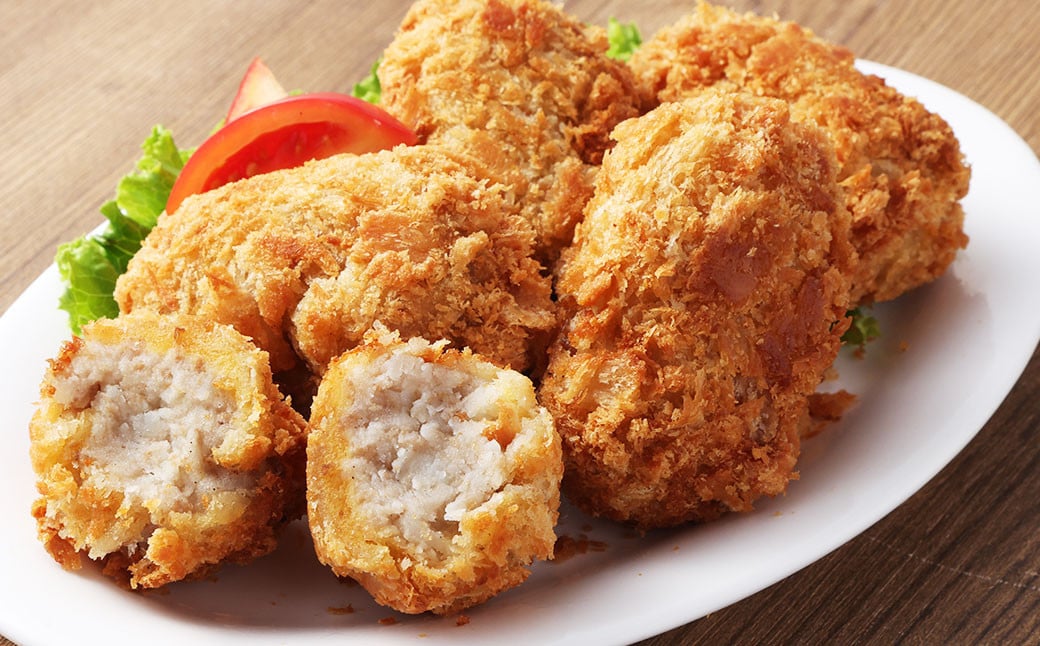 【3ヶ月定期便】夢咲牛 コロッケ 計約550g 約55g×10個 | 牛肉コロッケ 惣菜 冷凍静岡県菊川市28000鍋セット・総菜・加工食品総菜