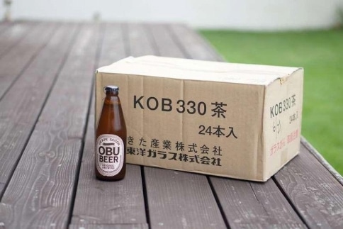 巨峰を使ったすっきりな味わいのクラフトビールOBUBEER【巨峰】 24本セット愛知県大府市72000酒・アルコールビール・発泡酒