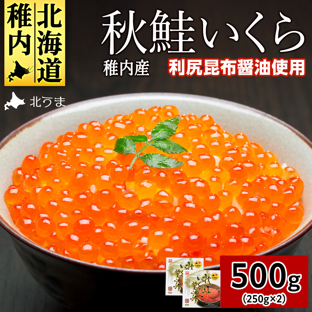 【宗谷海峡産】秋鮭いくら醤油漬け250g×2北海道稚内市31500魚介・海産物いくら