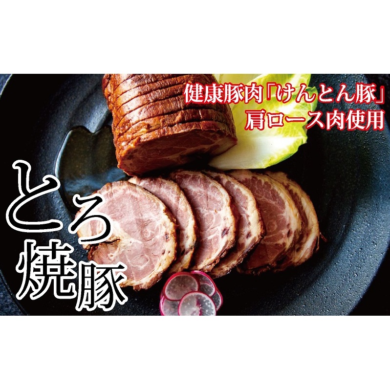 【飛騨・美濃けんとん】けんとん豚肩ロース肉とろ焼豚(小分け)岐阜県関ケ原町9000肉豚肉