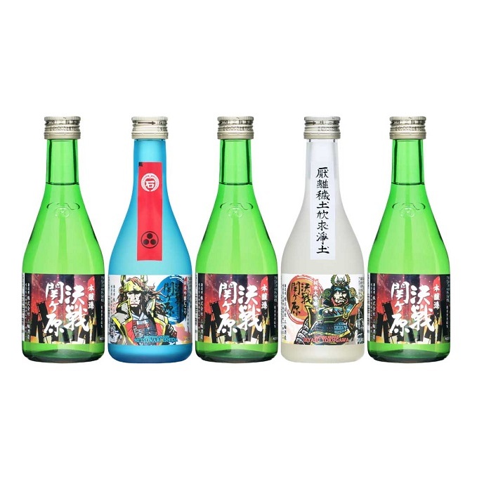 決戦関ヶ原飲み比べ対決300ml×5本(コミックラベル)岐阜県関ケ原町11000酒・アルコール日本酒