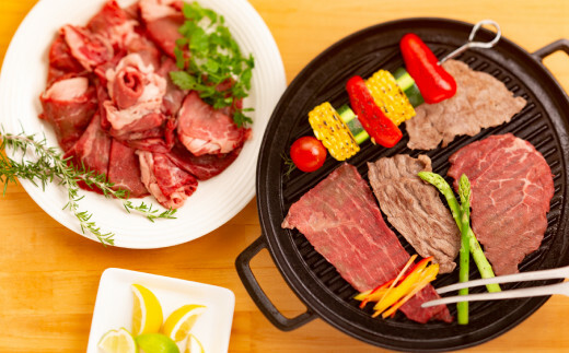 24-62 北海道ハーブ牛切り落とし(1.1kg)北海道紋別市24000肉牛肉