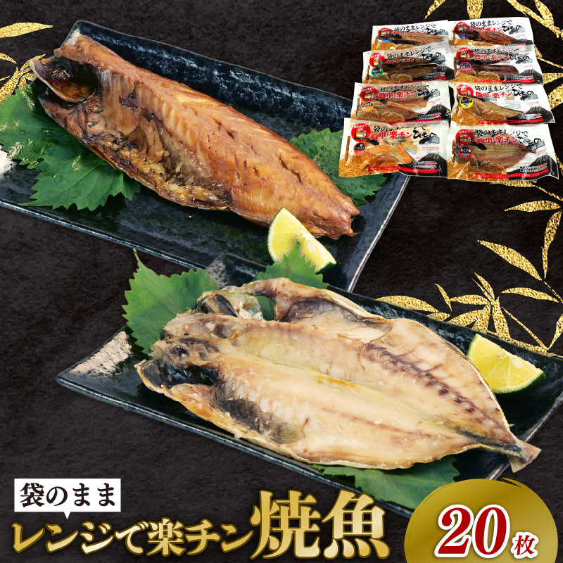 干物 詰め合わせ セット 5種 20枚 レンジ 簡単調理 真空パック 個包装 お手軽 ひもの あじ ほっけ さば フィーレ さば味醂 さけ 静岡県 沼津市 魚介 干物セット 美味しい 極上 静岡 沼津 コス