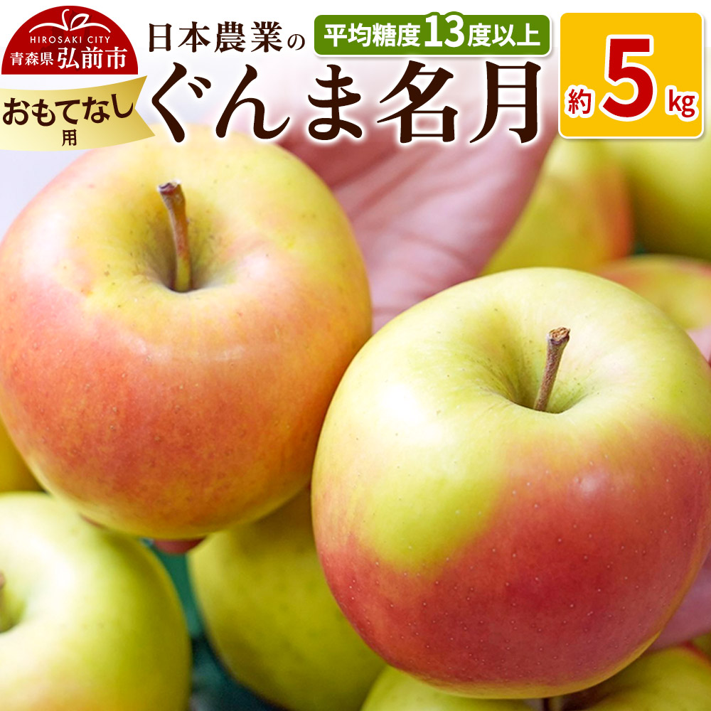 【25年11月〜発送】りんご 平均糖度13度以上! ぐんま名月 約5kg おもてなし用【先行受付】 青森 果物 フルーツ 林檎 リンゴ くだもの 予約青森県弘前市18000果物・フルーツりんご・梨