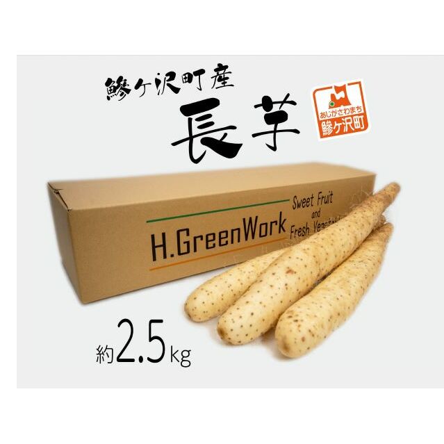 鯵ヶ沢町産 長芋(約2.5kg) 野菜 根菜 青森県鰺ヶ沢町10000野菜・きのこ大根・ニンジン・根菜類