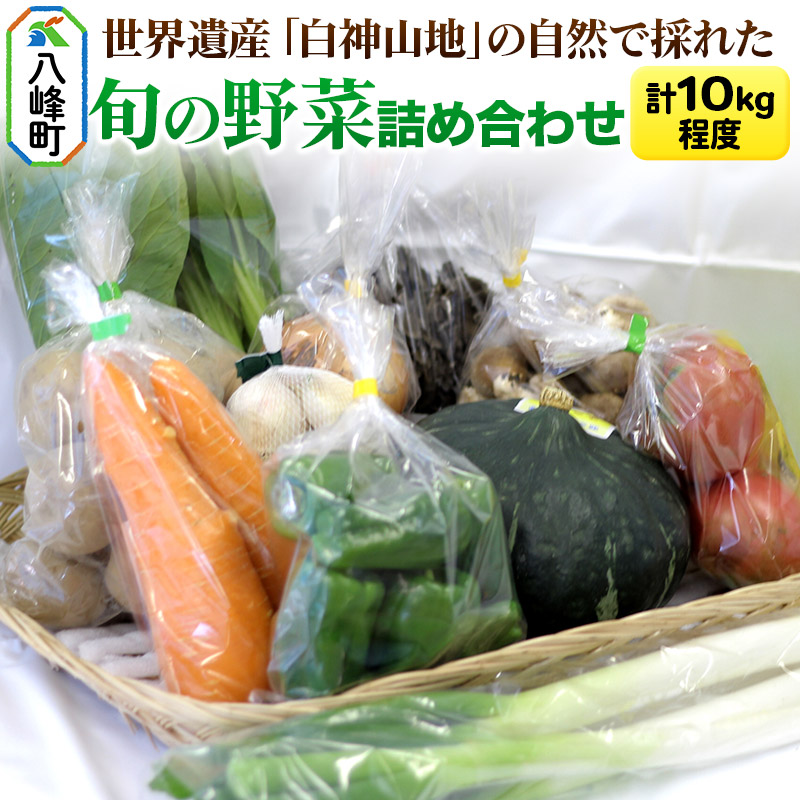 世界遺産「白神山地」の自然で採れた旬の野菜詰め合わせ秋田県八峰町11000野菜・きのこその他 野菜