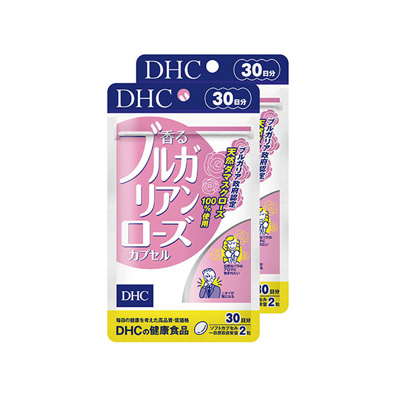 サプリ DHC 香る ブルガリアンローズ カプセル 30日分×2個 セット サプリメント ビタミン ダマスクローズ ローズオイル エチケット ローズ 薔薇 バラ 健康 美容 体臭 口臭 静岡 静岡県 袋井 袋