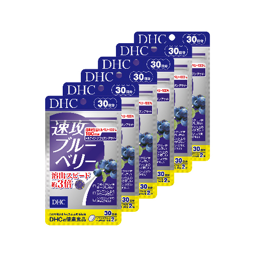 サプリ DHC 速攻 ブルーベリー 30日分×6個 セット サプリメント ビルベリー アントシアニン 健康 美容 加工食品 健康食品 静岡 静岡県 袋井 袋井市静岡県袋井市29000鍋セット・総菜・加工食品